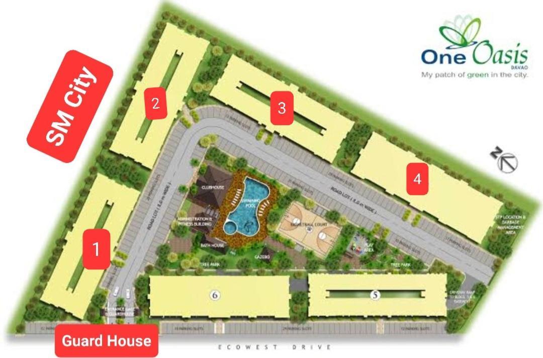 Ri'S One Oasis W Free Pool Back Of Sm City Mall Davao Екстер'єр фото